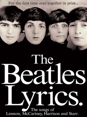 The Beatles Lyrics - ebook